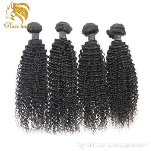 Lsy Best Factory Wholesale Peruvian 100% Human Hair Extensions, Kinky Curly Virgin Hair Weave Double Drawn Curly Hair Weaves
